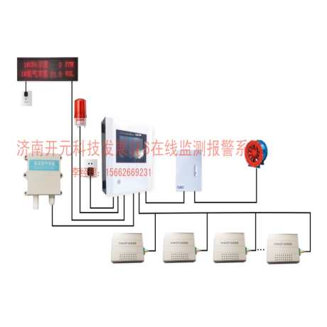 高壓配電柜常州sf6報警系統監控主機價格SF6報警器